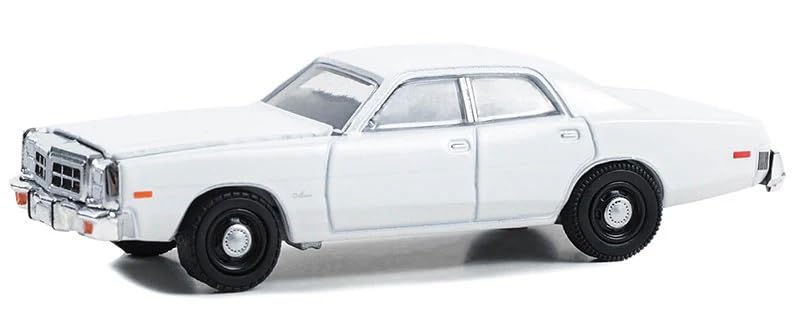 1977-78 Dodge Monaco Police Pursuit White Hot Pursuit - Hobby Exclusive Series 1/64 Diecast Model Car by Greenlight