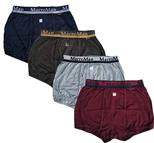 Rupa Men'S Cotton Solid (Pack Of 4) (Macroman Col Plain Trunk (Po4)-Xxl_6_Multicolour_100 Cm)