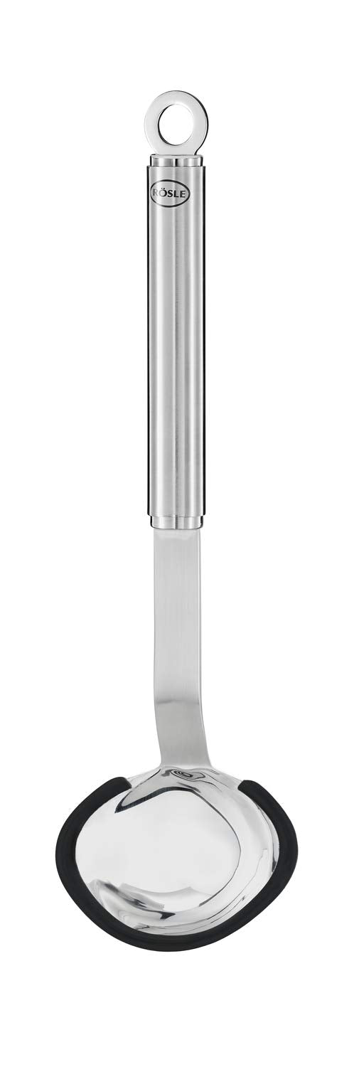 Rsle 10633 Saucenlffel Sauce Spoon, 27 X 8,5 X 5 Cm, Silver-Coloured/Black