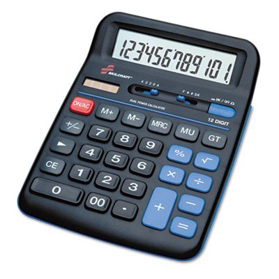 SKILCRAFT 12-Digit Desktop Calculator