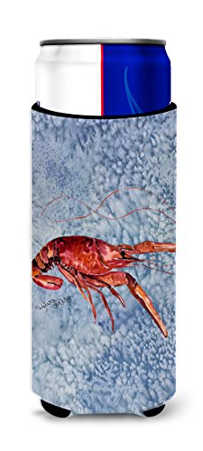 Carolines Treasures 8231Muk Crawfish Cool Water Ultra Beverage Insulators For Slim Cans, Slim Can, Multicolor