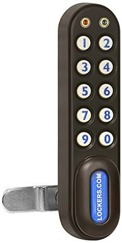 Electronic Lock - for Designer Wood Locker Door - Black