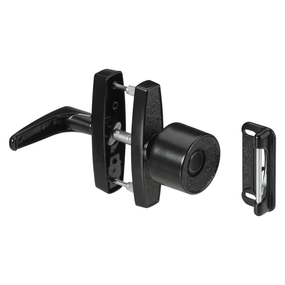 National Hardware N178-798 V1307 Knob Latch In Black