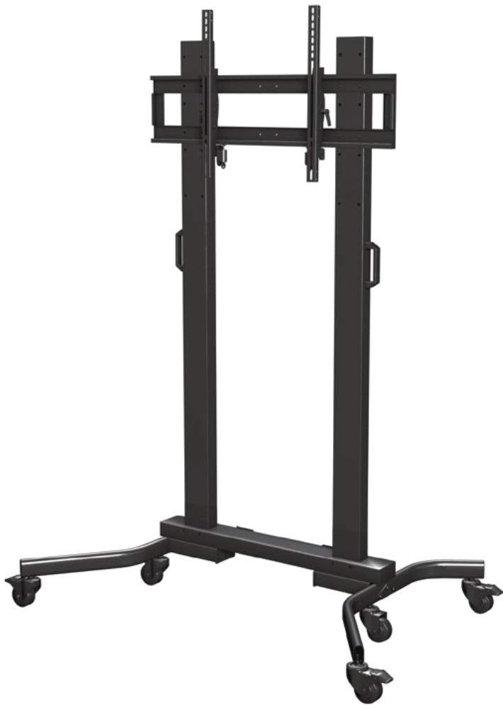 Heavy duty mobile cart for displays from 50 - 90”