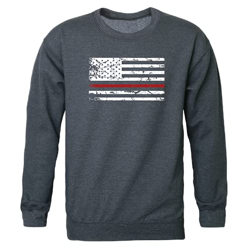 Graphic Crewneck, Thin Red Line, HCH, M