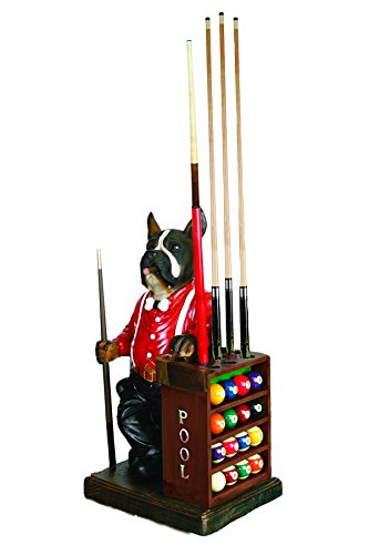 Dog-Pool Cue & Ball Holder