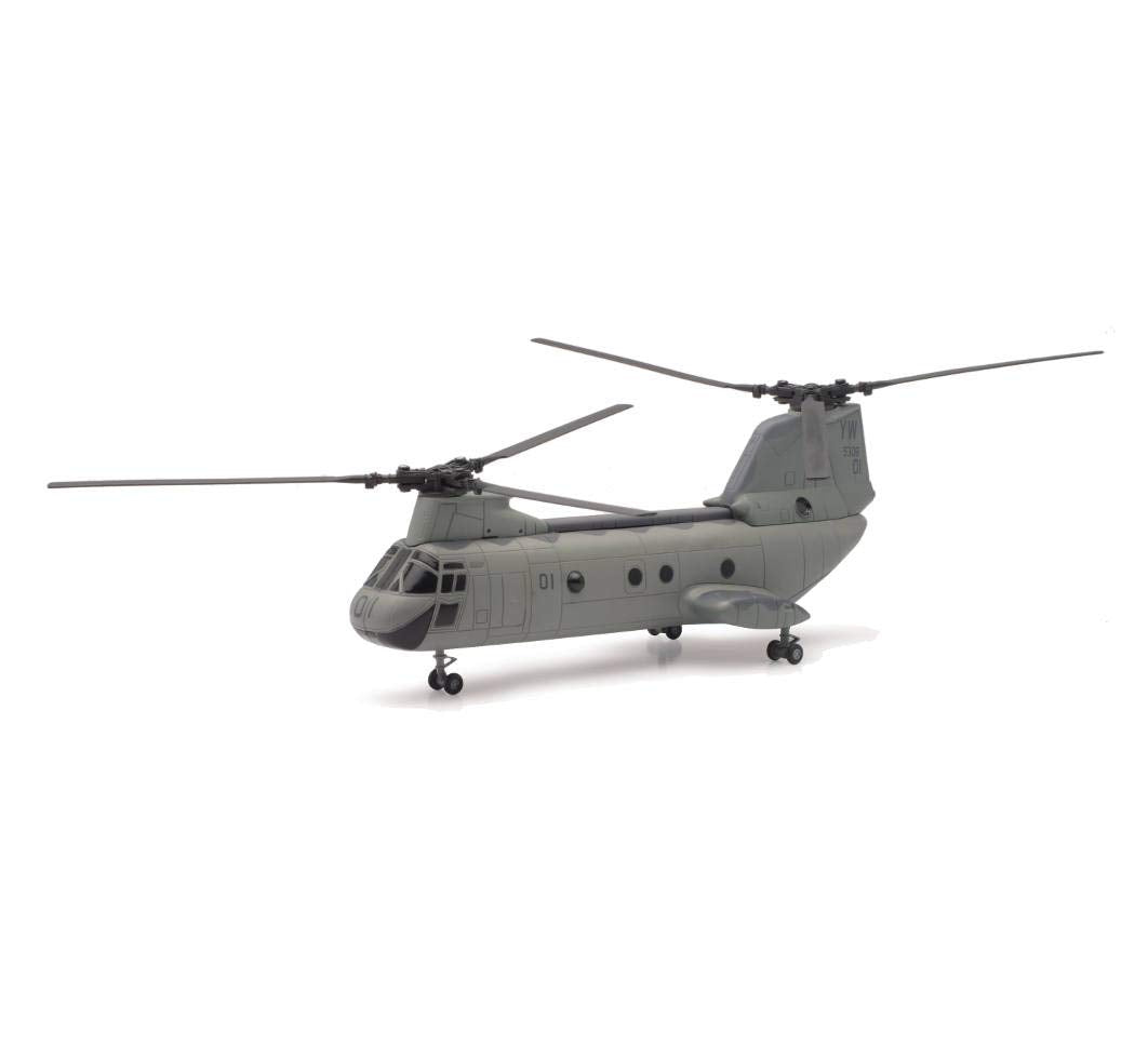 Boeing CH-46 Sea Knight Helicopter Olive Drab United States Marines ?Military Mission? Series 1/55 Diecast Model by New Ray