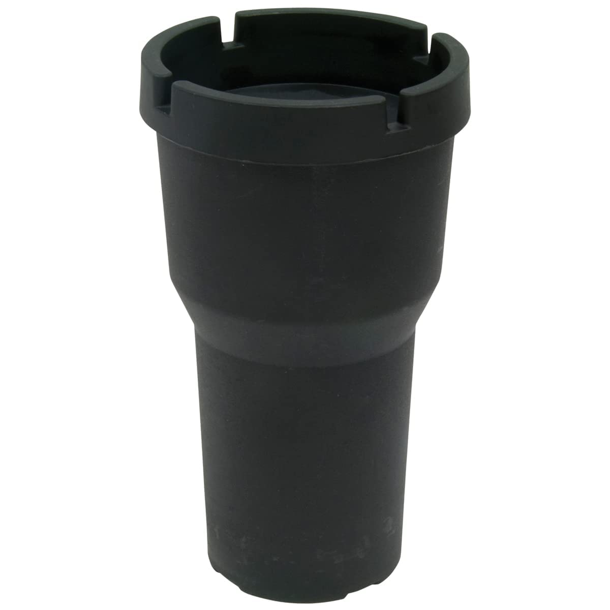 ASHTRAY-LRG SMOKELESS  BLACK