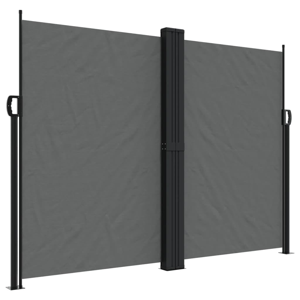 vidaXL Retractable Side Awning Anthracite 70.9x236.2"