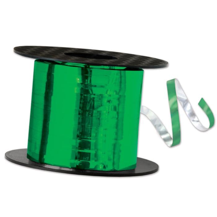 Emerald Green Metallic Curling Ribbon (Pack of 1)