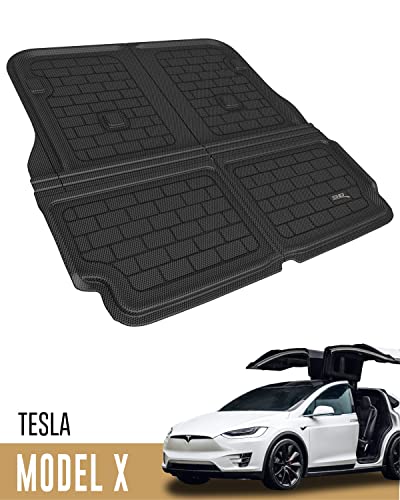 3D Maxpider 16-20 Tesla Model X Behind 2Nd Row Cross Fold Kagu Cargo Liner - Black (M1Tl0211309)