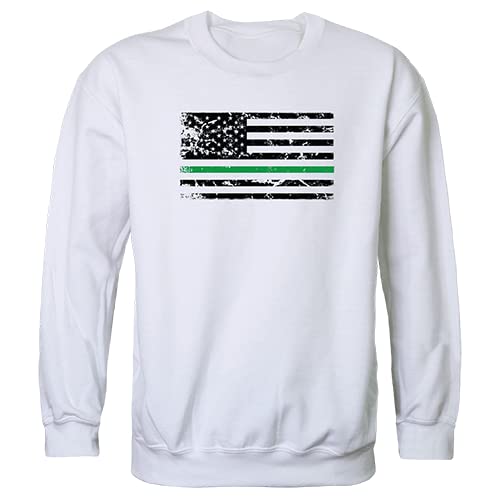 Graphic Crewneck, TGL Flag, White, S