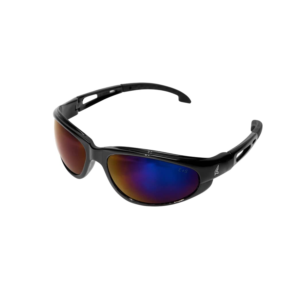 Edge Sw118 Dakura Wrap-Around Safety Glasses, Anti-Scratch, Non-Slip, Uv 400, Military Grade, Ansiisea & Mceps Compliant, 504 Wi