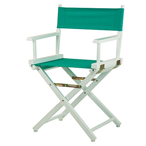 Casafoyer 18 Directors Chair White Frame-Teal Canvas - (Pack Of 2)
