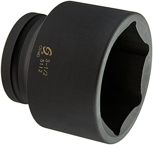 Sunex 5112 1 Drive Standard 6 Point Impact Socket 3-1/2