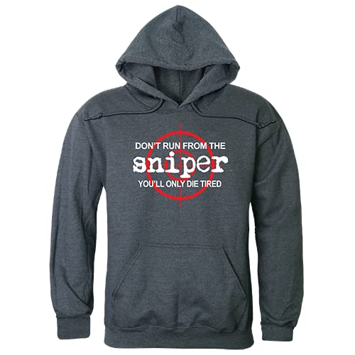Graphic Pullover, Sniper, H.Char, XL