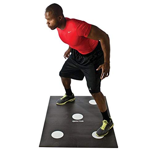 Power Systems Dot Drill Floor Mat For Foot Speed Training, 48.5 X 36 X 1/2 Inches, Black And White (30700)