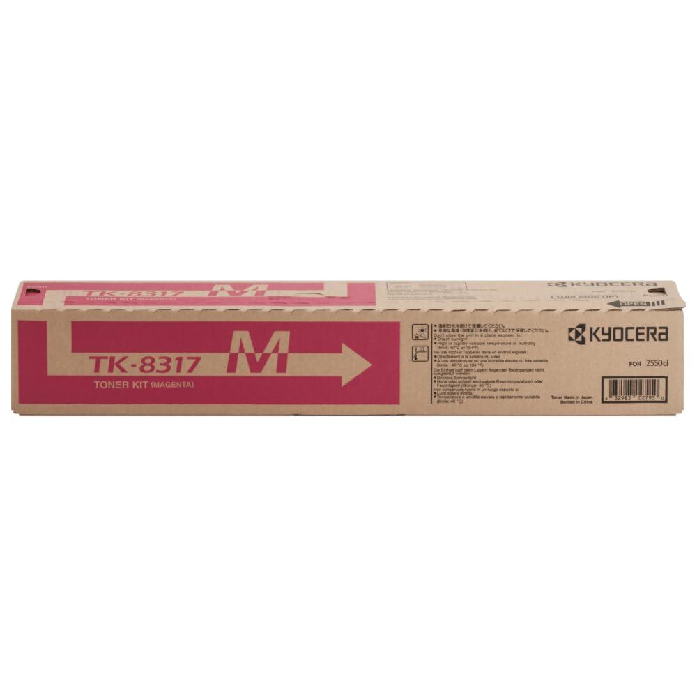 KYOCERA BR TASKALFA 2550 1-TK8317 SD MAGNTA TONER, 12k yield