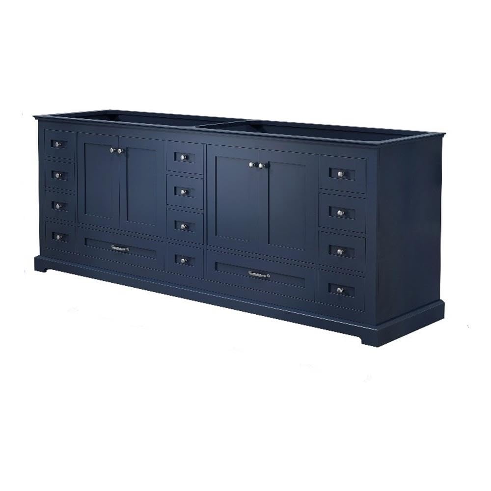 84 Navy Blue Vanity Cabinet Only