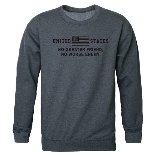 Graphic Crewneck, No Greater, H.Char, M