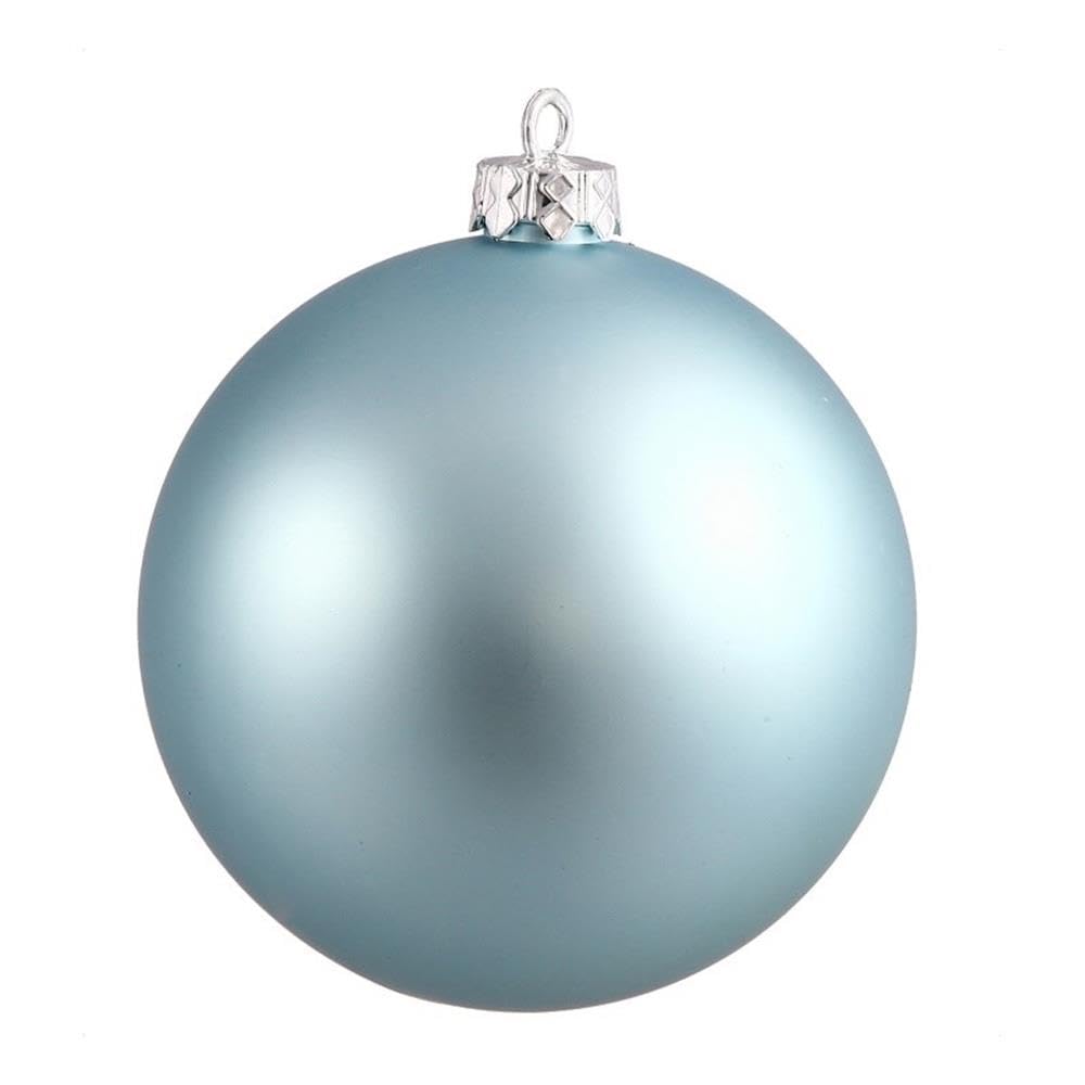 Casafoyer  4” Baby Blue Matte Ball UV Drilled 6/Bag - N591032DMV - (Pack Of 2)