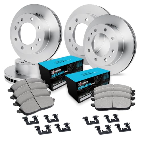 R1 Concepts Disc Brake Rotor Set with Ceramic Pads and Hardware WFWH2-54040
