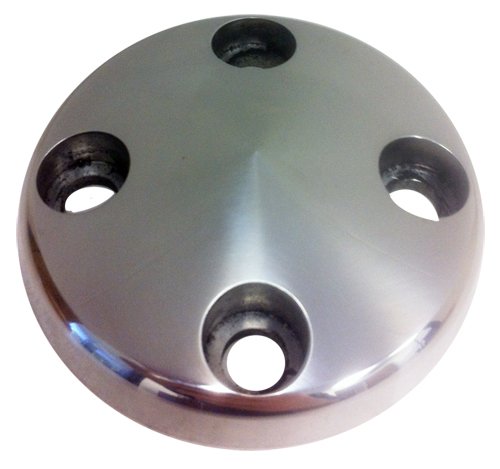 ALUMINUM WATER PUMP PULLEY NOSE Compatible/Replacement for GM CHEVY SB 283-350 LWP - POLISHED