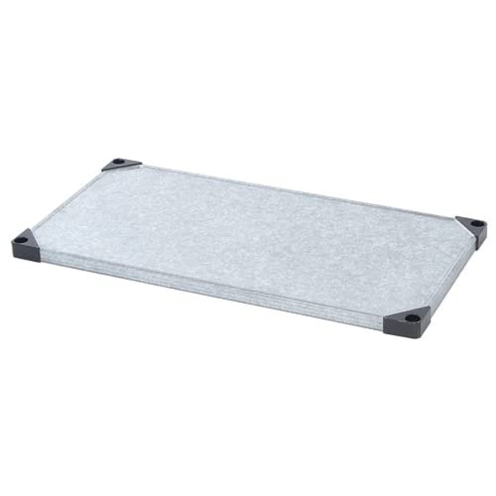 Quantum Storage Systems Solid Shelf Galvanized 24 X 72