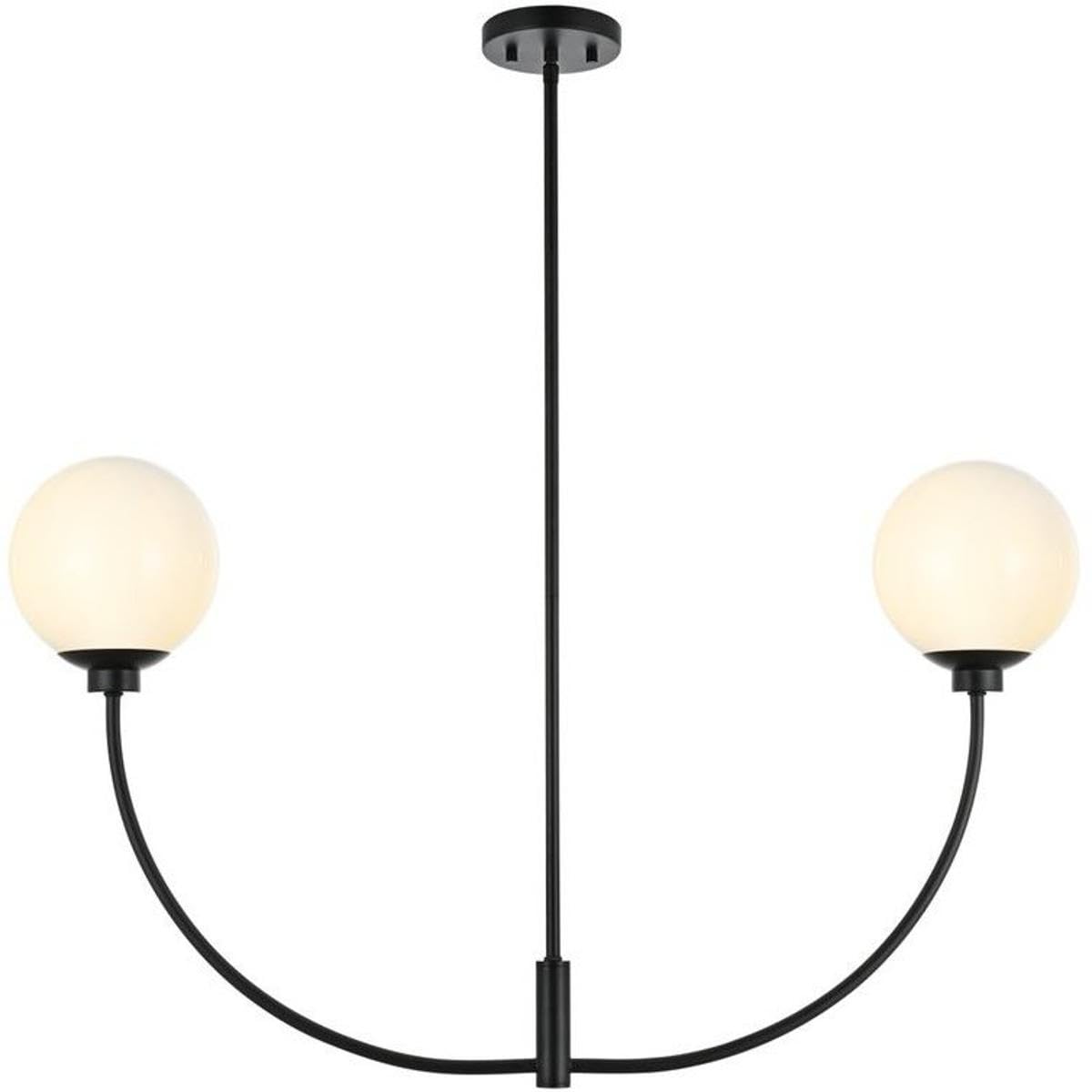 Nyomi 36 inch chandelier in Black