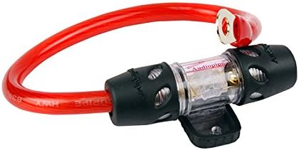 Audiopipe 4 Gauge 1 ft. length with mini ANL Fuse Holder