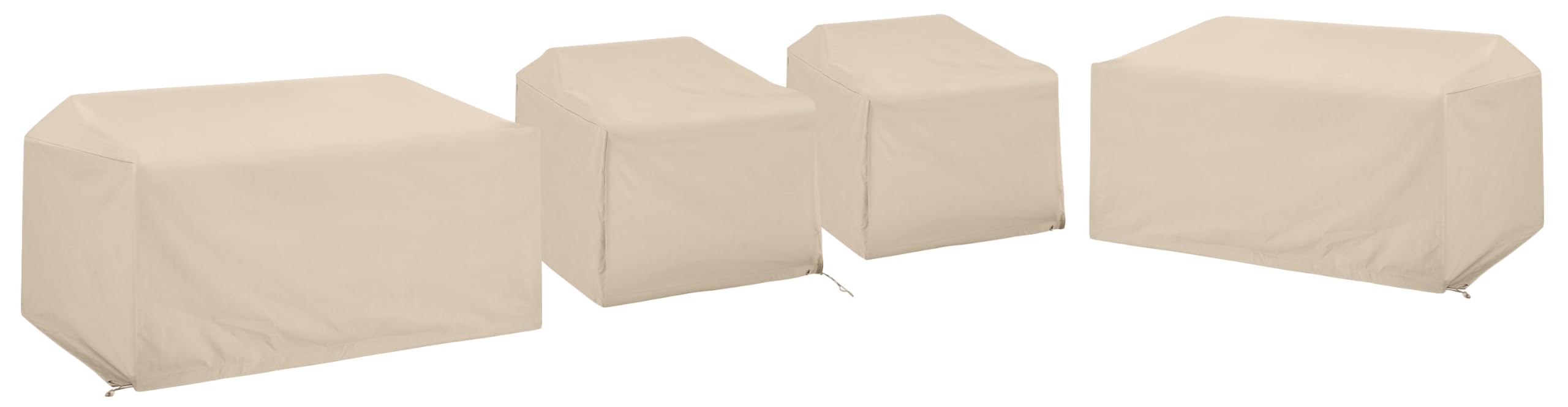4Pc Outdoor Sectional Furniture Cover Set