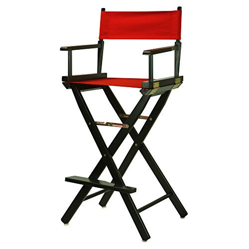 Casafoyer 30 Directors Chair Black Frame-Red Canvas - (Pack Of 2)