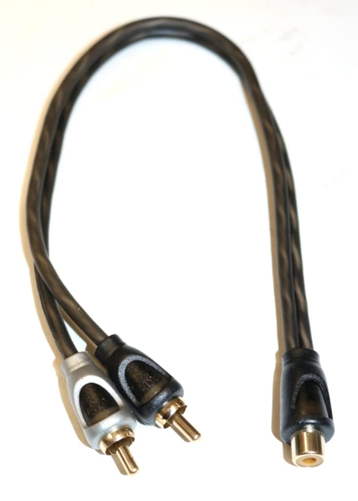 One Female To Two Male RCA Y Connector Cable Entry Level