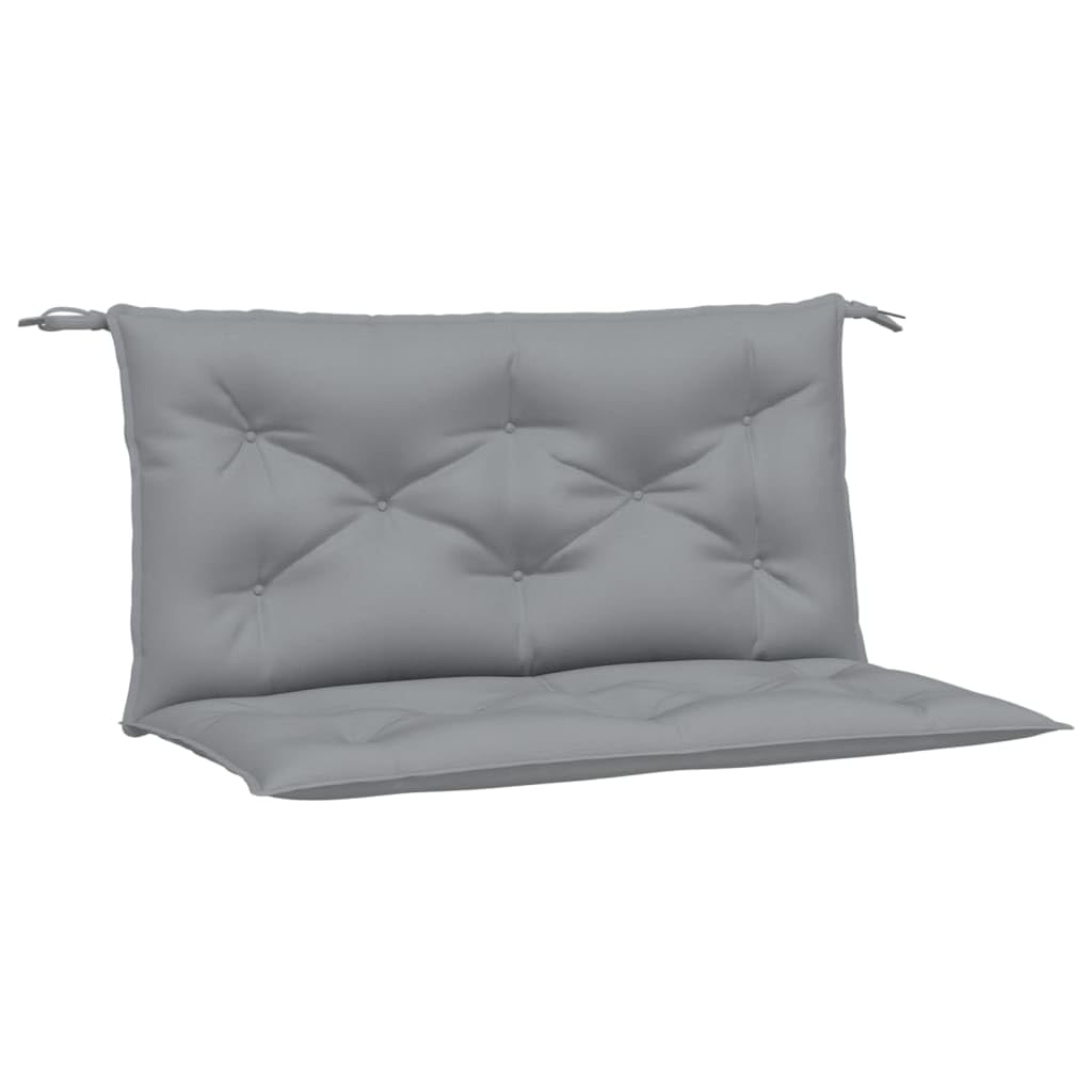 vidaXL Garden Bench Cushions 2pcs Gray 39.4x19.7"x2.8" Oxford Fabric"