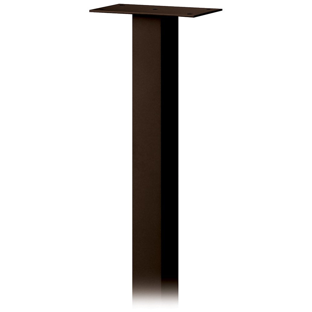 Standard Pedestal - In-Ground Mounted - for Roadside Mailbox - Bronze