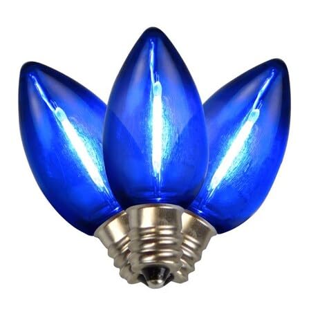 LED C7 BLUE RPLSMNT 25CT (Pack of 1)