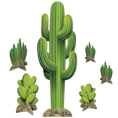 Casafoyer Western Cacti Stand-Ups easel attached; assembly required Pack of 1 | (2 Units)