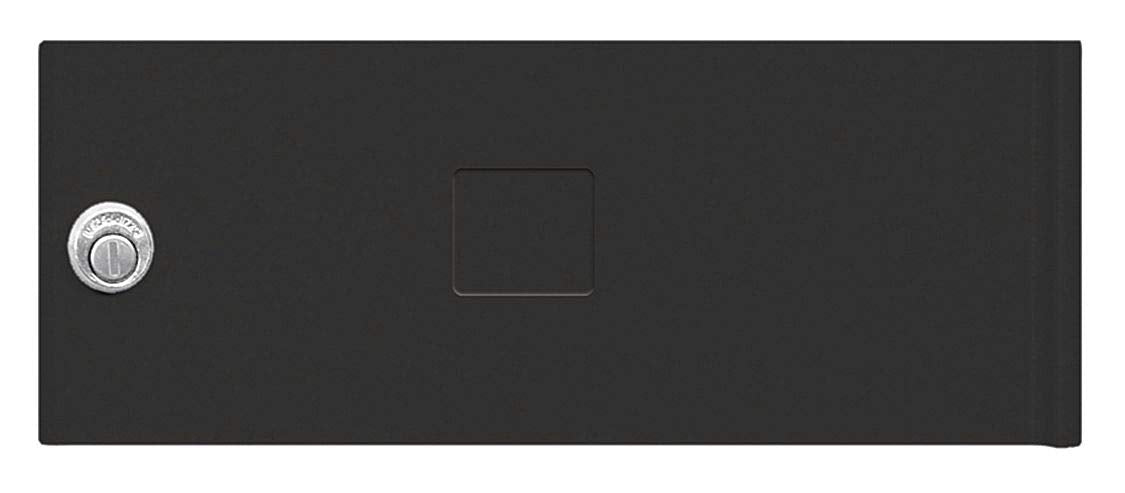 Replacement Door and Lock - Standard B Size - for Cluster Box Unit - with (3) Keys - Black