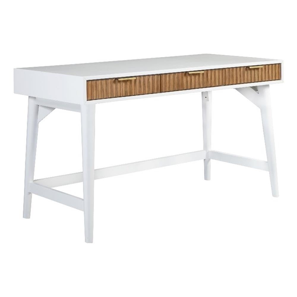 Larsen Large Desk, White