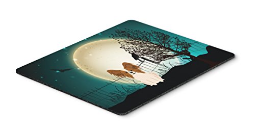 Carolines Treasures Bb2268Mp Halloween Scary Papillon Red White Mouse Pad, Hot Pad Or Trivet, Large, Multicolor