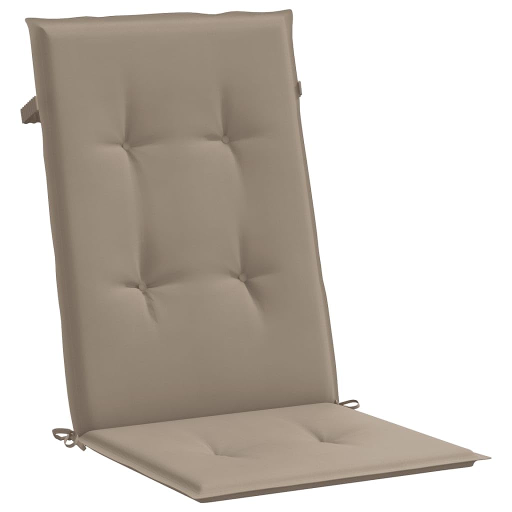 vidaXL Garden Chair Cushions 6 pcs Taupe 47.2x19.7"x1.6"