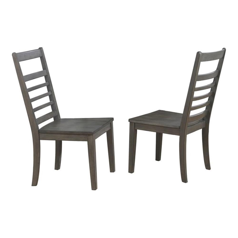 Sunset Trading Shades of Gray Large Wood Dining Chair