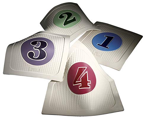 Poly Enterprises Giant Throwdown Vinyl Base, 16 L X 16 W X 14 Thick (Set Of 4)