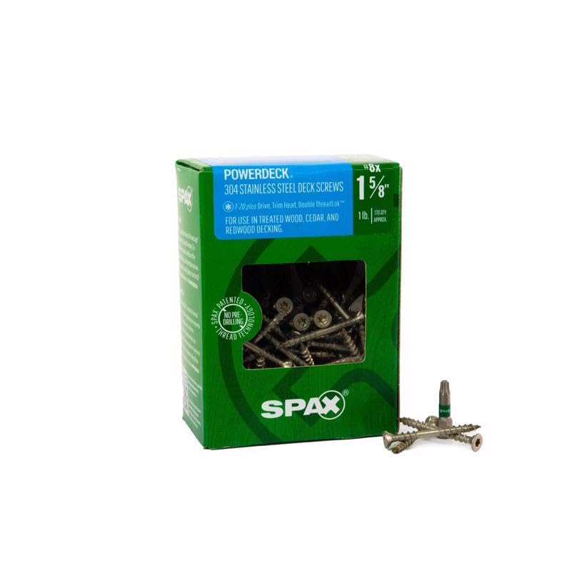 DECK SCRW SS#8X1-5/81LB (Pack of 1)