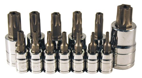 13PC TAMP/PRF TORX BIT SKT SET