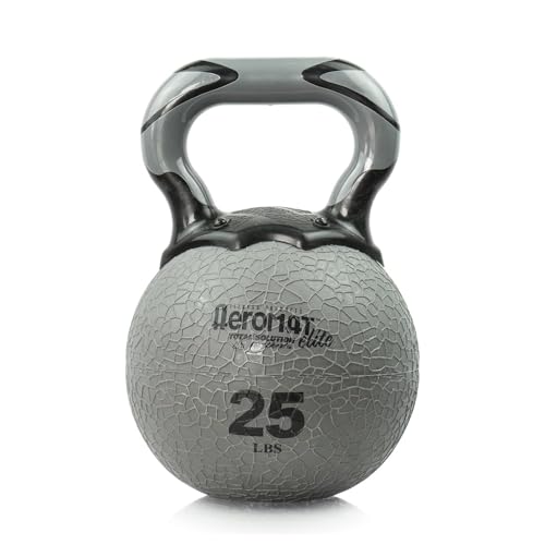 Casafoyer  Elite Kettlebell Medicine Ball, 25 LB, Color: Gray - (Pack Of 2)