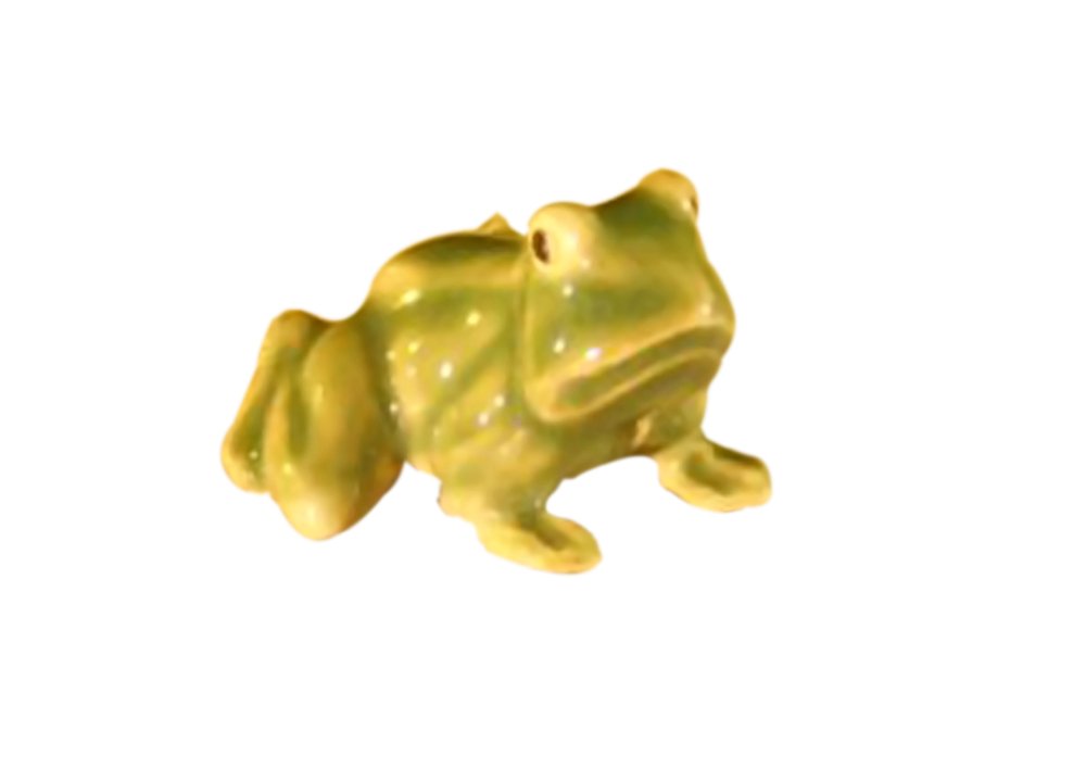 Ceramic Frog Miniature Figurine