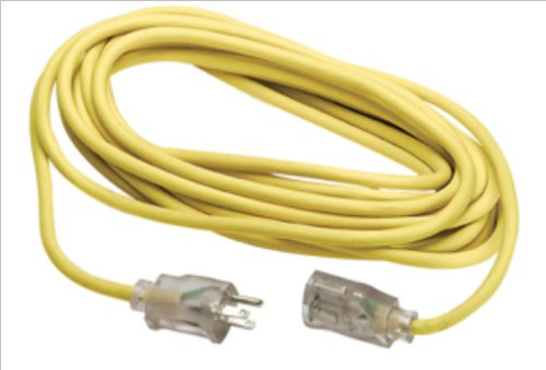 25H.D. YEL EXT CORD 16/3AWG