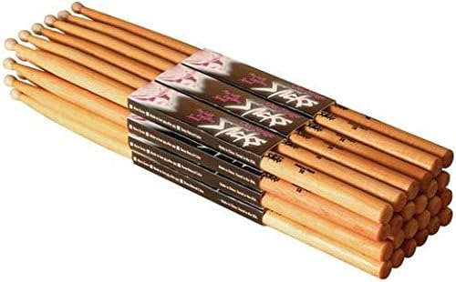 Hickory Drum Sticks (2B, Wood Tip, 12pr)