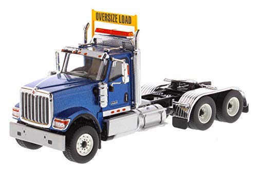 International HX520 Day Cab Tandem Tractor Blue 1/50 Diecast Model by Diecast Masters